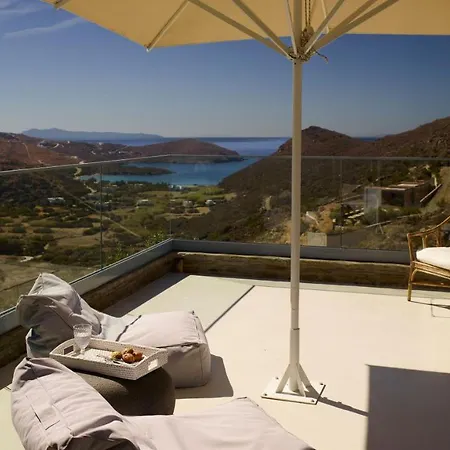 Heliades Villas Suites With Private Pool And View To Aegean Sea Vila Makrotándalon